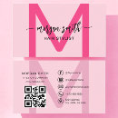 Search for girly business cards Hot pink