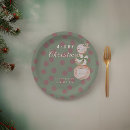 Search for vintage snowman plates Watercolor