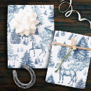 Search for vintage reindeer wrapping paper Farmhouse