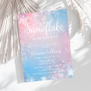 Search for snowflake gender reveal invitations Modern