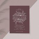 Search for flower border wedding invitations Boho