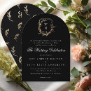Search for black gold invitations Classic