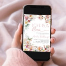 Search for dusty pink bridal shower invitations Modern