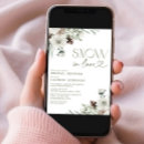 Search for snow bridal shower invitations Watercolor