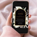 Search for black and gold bridal shower invitations Typography