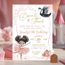 Search for ballerina birthday invitations Girl