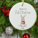 Search for rabbits christmas tree decorations Cute
