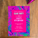 Search for glitter slime invitations Rainbow