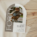 Search for photo 40th birthday invitations Simple