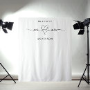 Search for mr and mrs backdrops Black and white