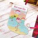 Search for flamingo christmas stockings Funny