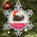 Search for puppys 1st christmas tree decorations Red