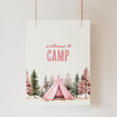 Search for tent camping posters Pink