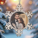Search for our first wedding christmas tree decorations Husband and wife