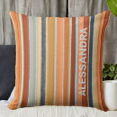 Search for orange and gray cushions For her