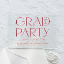 Search for red graduation invitations Bold