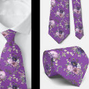 Search for lavender floral ties Purple