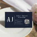 Search for house business cards Navy
