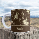 Search for brown cowboy mugs Western