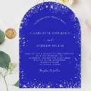 Search for glitter wedding invitations Silver