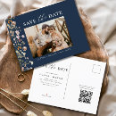 Search for whimsical save the dates Navy blue