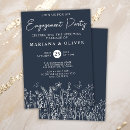 Search for navy blue engagement party invitations Floral