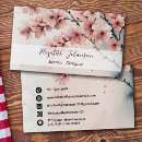 Search for cherry blossoms business cards Watercolor