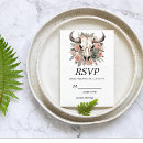 Search for skull rsvp cards Bohemian