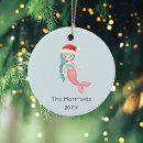 Search for mermaid christmas tree decorations Cute
