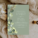 Search for rustic sage green wedding invitations Eucalyptus