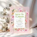 Search for love in bloom invitations Modern