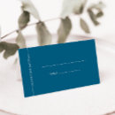Search for navy blue place cards Blue and white