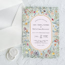 Search for fern wedding invitations Classic vintage bohemian minimalist