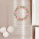 Search for 50th square square wedding anniversary invitations 50 years together
