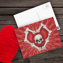 Search for red hearts postcards Red and white