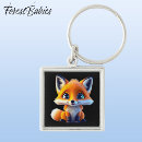 Search for forest creatures key rings Cute