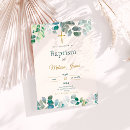 Search for green christening invitations Rustic