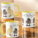 Search for cute yellow duckling mugs Adorable