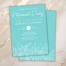 Search for teal party invitations Simple