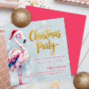 Search for florida christmas invitations Pink flamingo