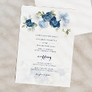Search for dusty blue floral wedding invitations Calligraphy