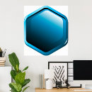 Search for hexagons posters Shape