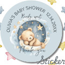 Search for baby boy teddy bear stickers We can bearly wait