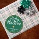 Search for gold and green stickers Seasons greetings