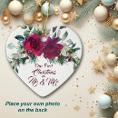 Search for red rose christmas tree decorations Mr and mrs