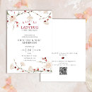 Search for ladybirds 4x6 invitations Red