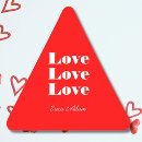 Search for simple love stickers Red and white