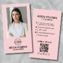 Search for blush business cards Social media networking icons