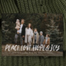 Search for joy peace love christmas cards Green