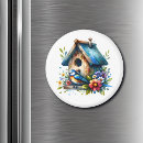 Search for birdhouse magnets Watercolor